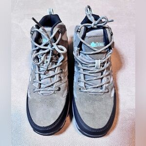 Denali Summit Waterproof Women's Gray Lace Up Hiking Ankle Boots Size 10